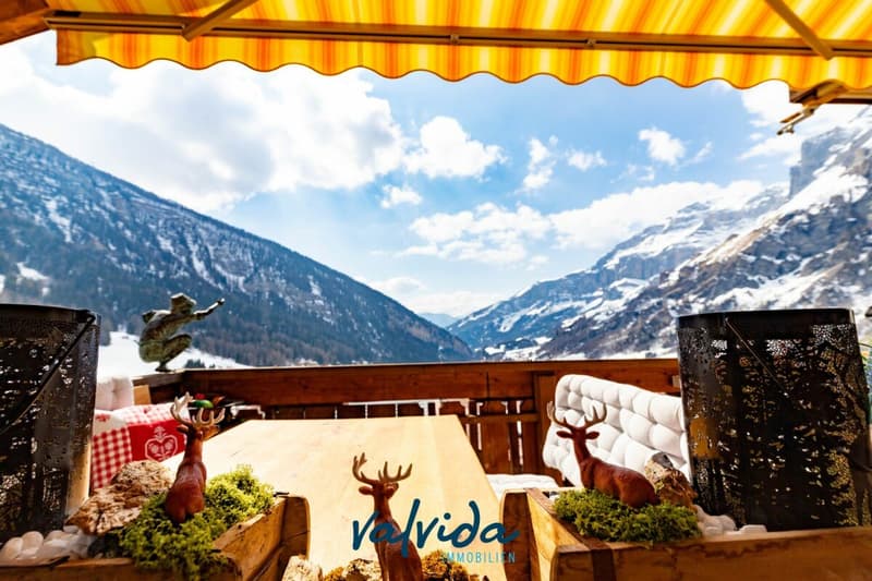 Bijou ristrutturato con amore con vista panoramica a Leukerbad (10)