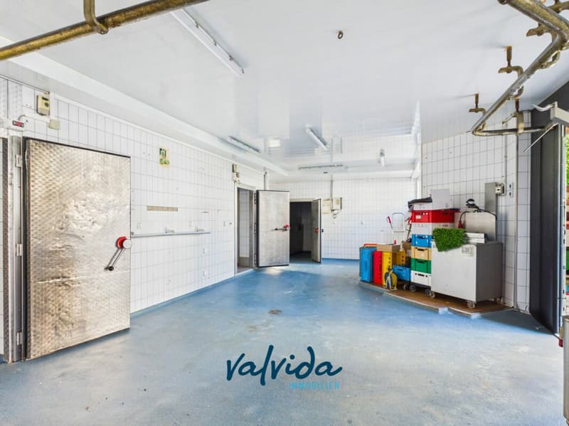 Wohn- & Geschäftshaus in Agarn mit 5.5-Zimmerwohnung, Ladenlokal & 1'100 m² Grundstück (5)