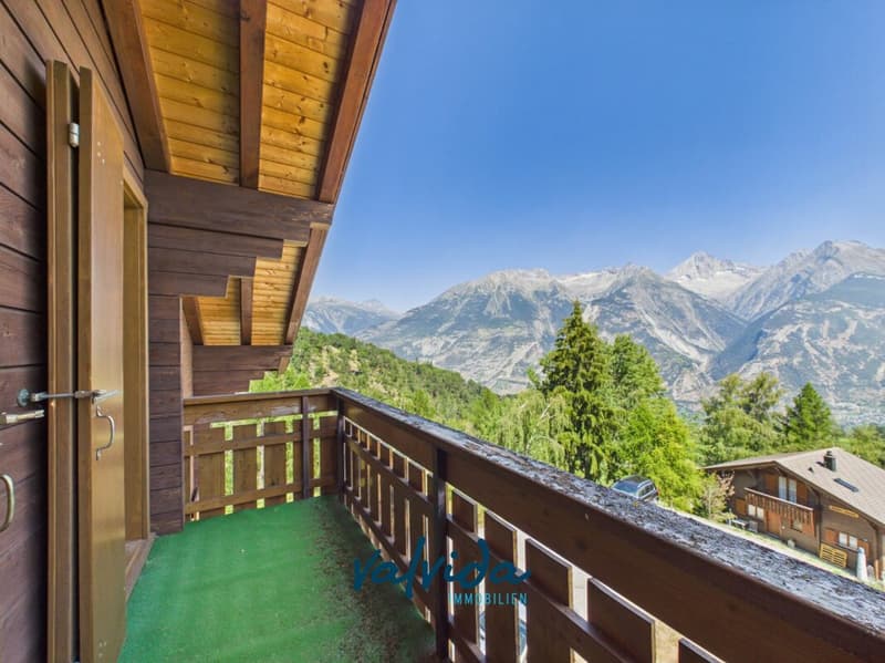 Charmantes, alleinstehendes Chalet mit viel Umschwung in Unterbäch (12)