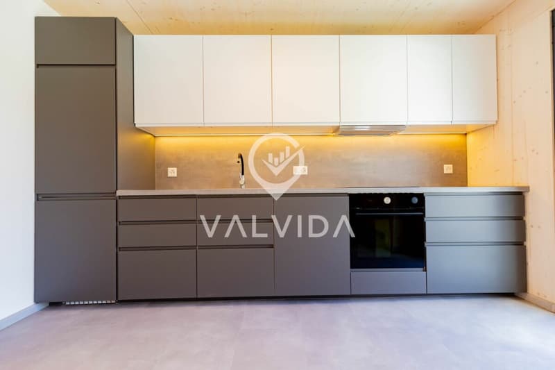 Moderne 1.5-Zimmer-Wohnung in neuwertigem Mehrfamilienhaus in Gampel (3)