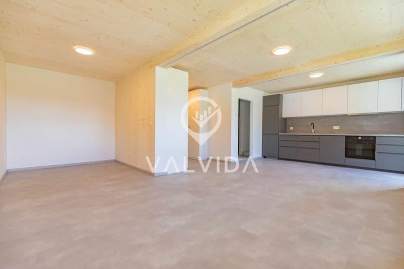 Moderne 1.5-Zimmer-Wohnung in neuwertigem Mehrfamilienhaus in Gampel (4)