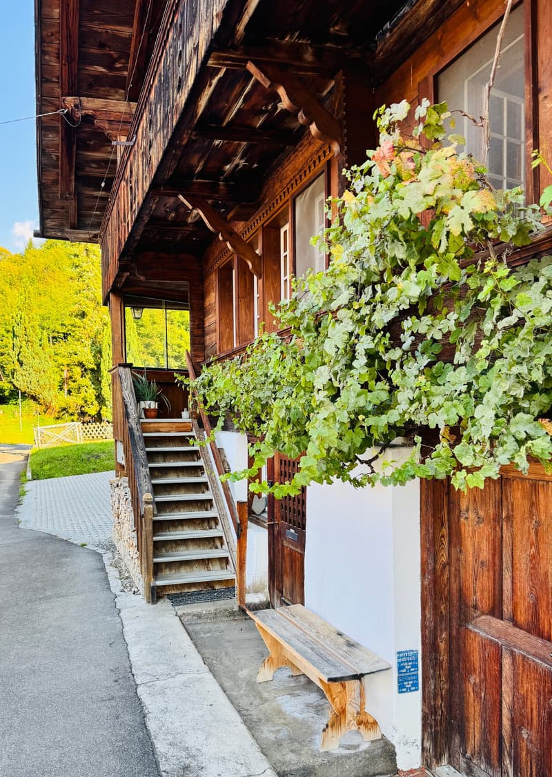 Ankommen, wohlfühlen – Haushälfte mit Baulandreserve in Hofstetten bei Brienz (2)