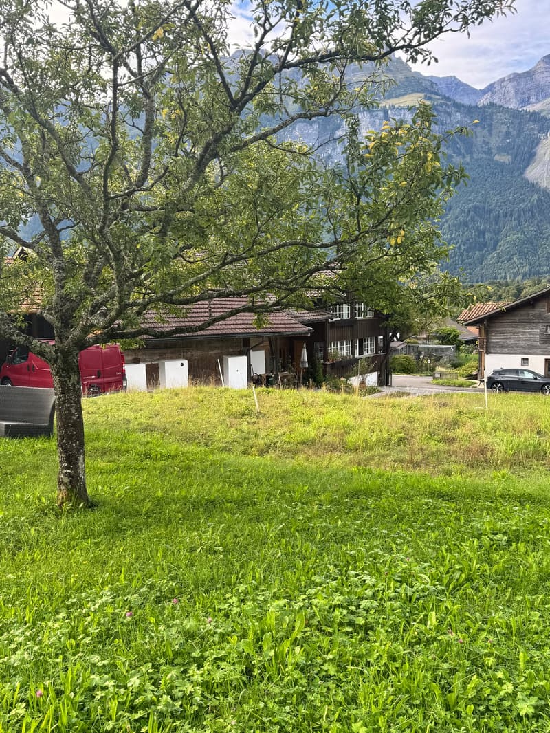 Ankommen, wohlfühlen – Haushälfte mit Baulandreserve in Hofstetten bei Brienz (17)