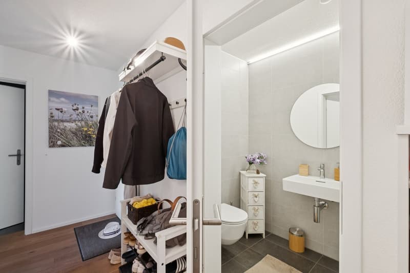 Moderne, perfekt durchdachte 31⁄2 Zimmer-Wohnung zentral und naturnah gelegen in Safenwil (12)