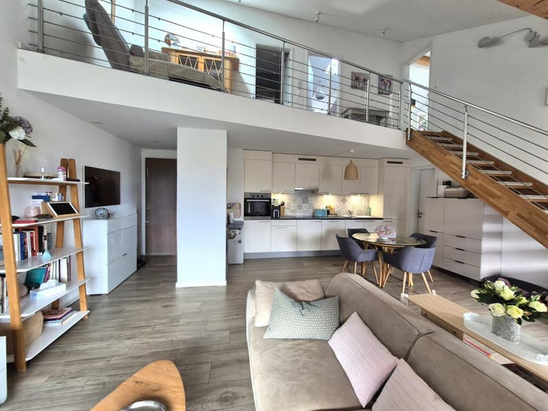 Superbe attique duplex Minergie de 4,5 pièces à deux pas du lac (4)