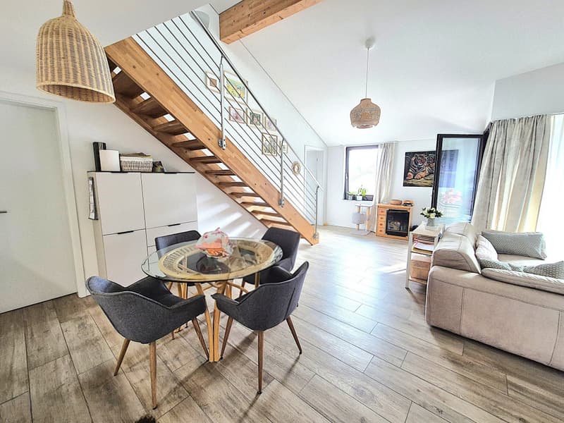 Superbe attique duplex Minergie de 4,5 pièces à deux pas du lac (3)