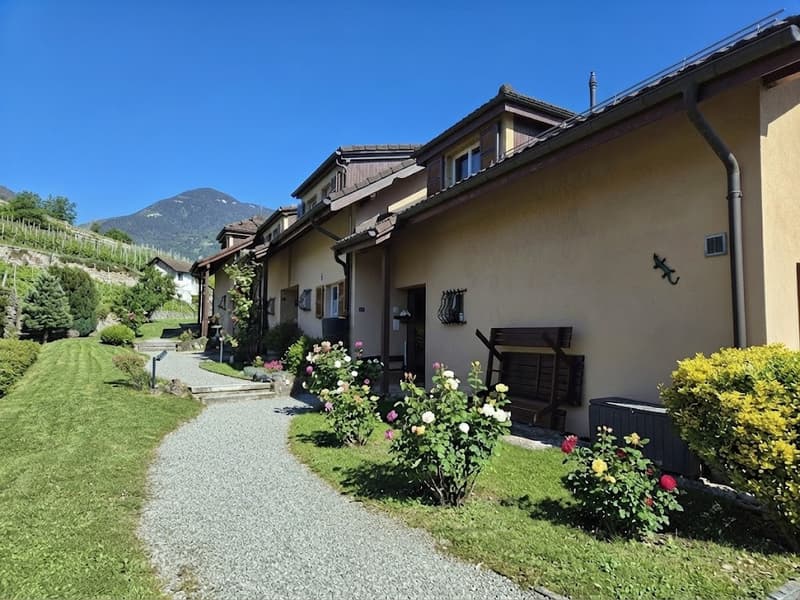 Superbe maison mitoyenne rénovée de 4,5 pièces avec terrasse, jardin et garage (2)
