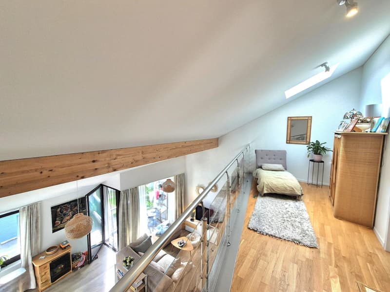 Superbe attique duplex Minergie de 4,5 pièces à deux pas du lac (3)