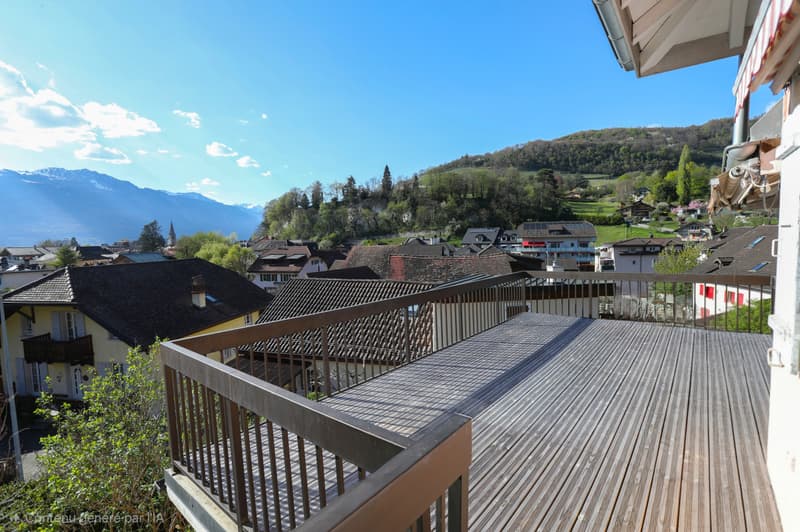 Grand Dupex Attique de 3,5 pièces dans maison villageoise (3)