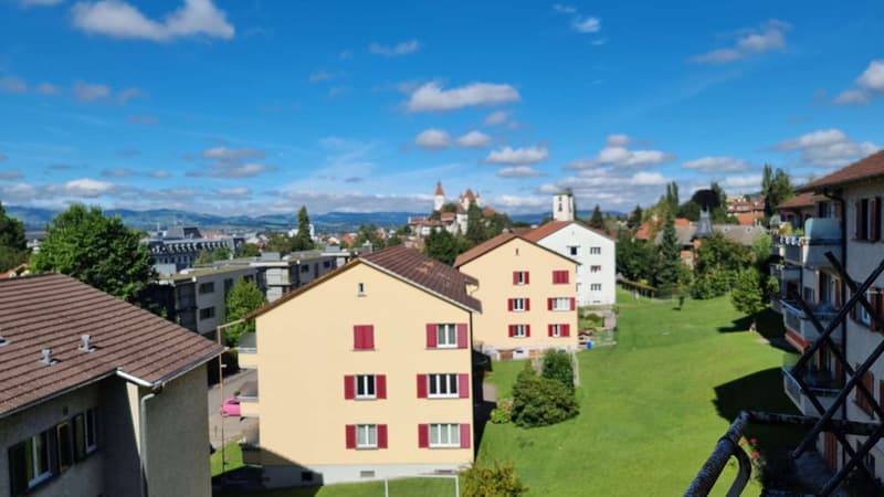 Blick aus der Liegenschaft