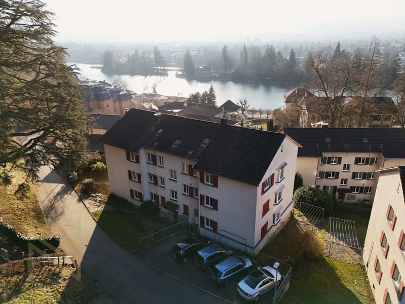Aussenansicht Nordseite vor der Sanierung