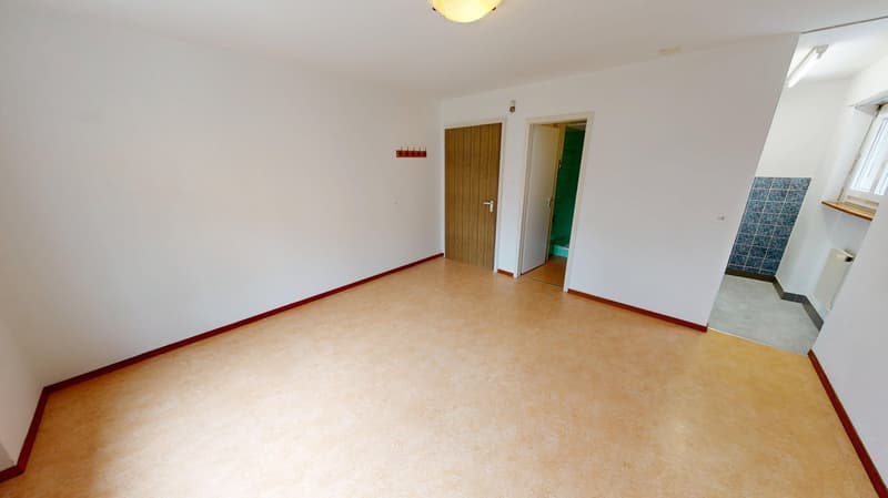 Schlaf- und Esszimmer