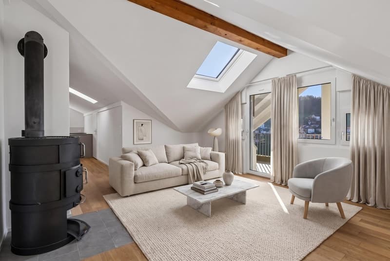 Grosszügige 3.5 Zimmer Dachwohnung (1)
