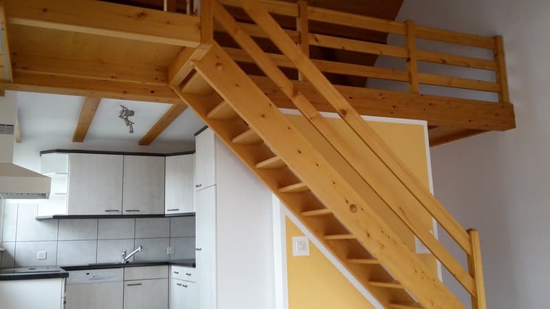Charmante Dachwohnung im ländlichen Mühleberg zu vermieten (3)