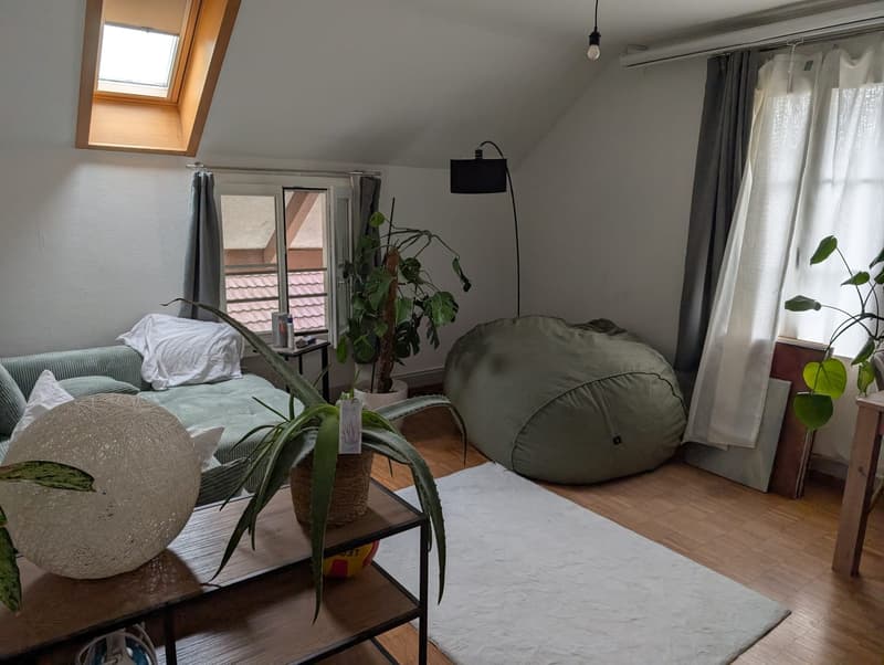 Befristete 3-Zimmer-Dachwohnung nahe Lorrainebad (bis 15.12.2026) (2)
