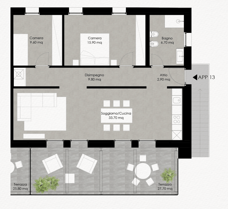 Appartement 3.5 pièces avec terrasse, vue sur le lac et vue sur la forêt – détente totale dans la Residenza Lumino (6)