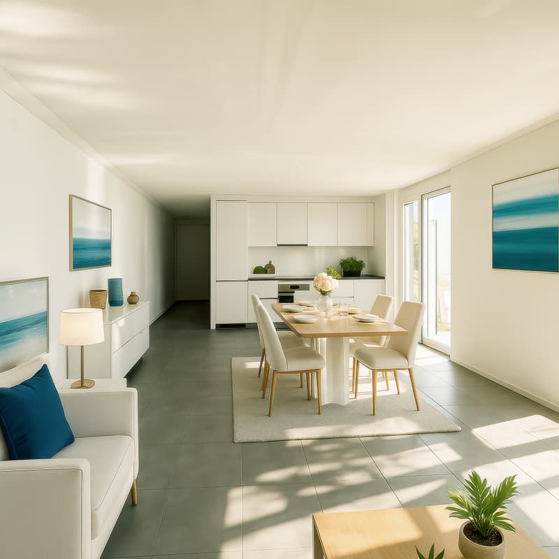2.5 Appartement avec vue sur le lac et terrasse - Residenza Lumino Locarno Monti (4)