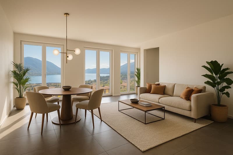 3.5 Appartamento con splendida vista lago e terrazza (3)