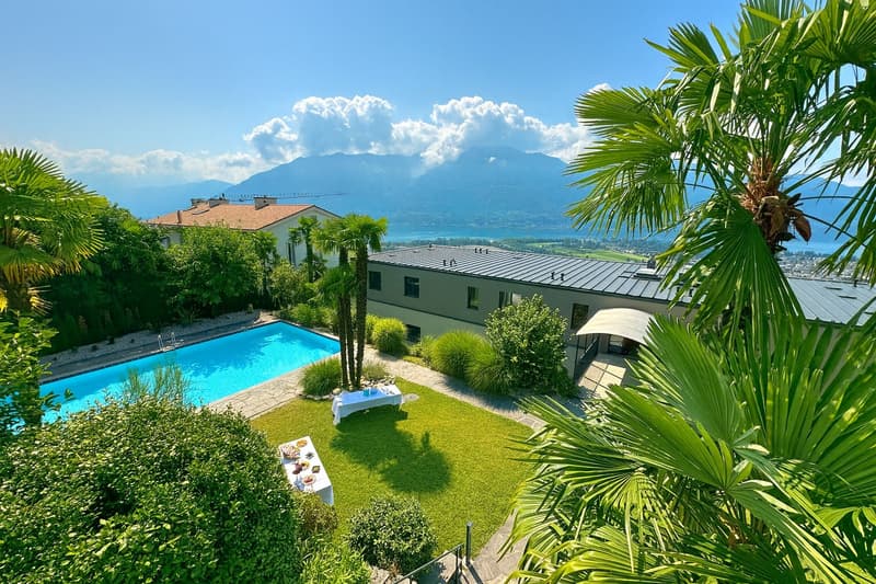 3A - 3.5 Apartment with lake view, terrace, and garden - Residenza Lumino Locarno Monti (5)