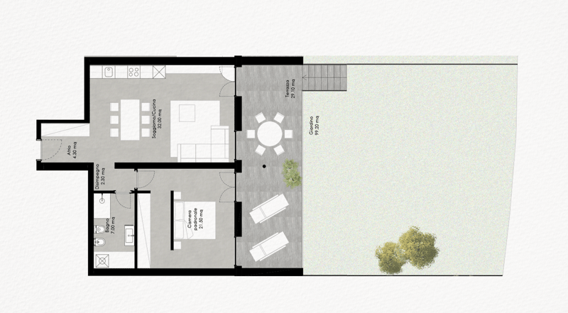 2.5 Appartamento vista lago con terrazza e giardino (8)