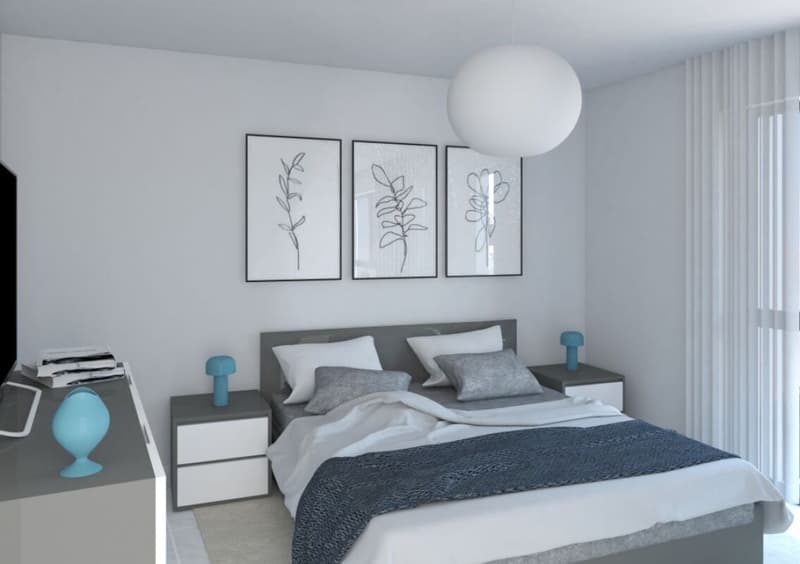 8 A - 4.5 con giardino e piscina condominiale - Residenza Lumino Locarno Monti (5)