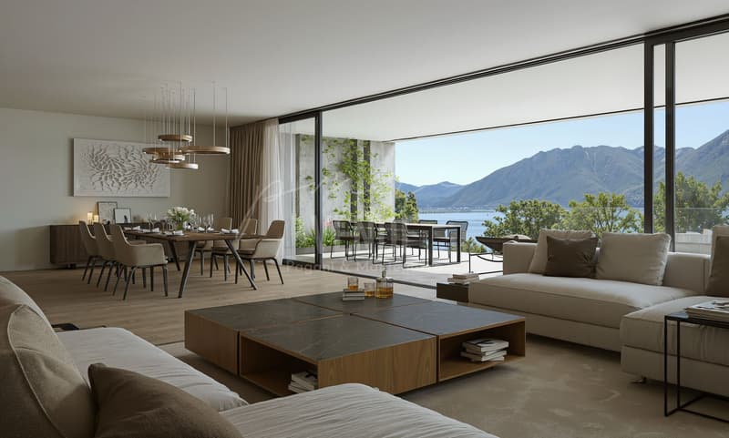 MINUSIO 4.5 locali con vista lago e grande giardino privato | Privacy ed esclusività sul Lago Maggiore (5)