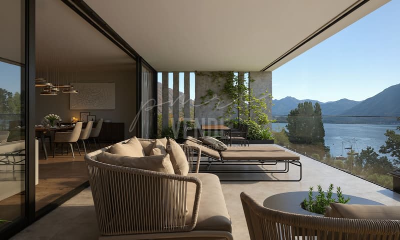 MINUSIO 4.5 locali con vista lago e grande giardino privato | Privacy ed esclusività sul Lago Maggiore (15)