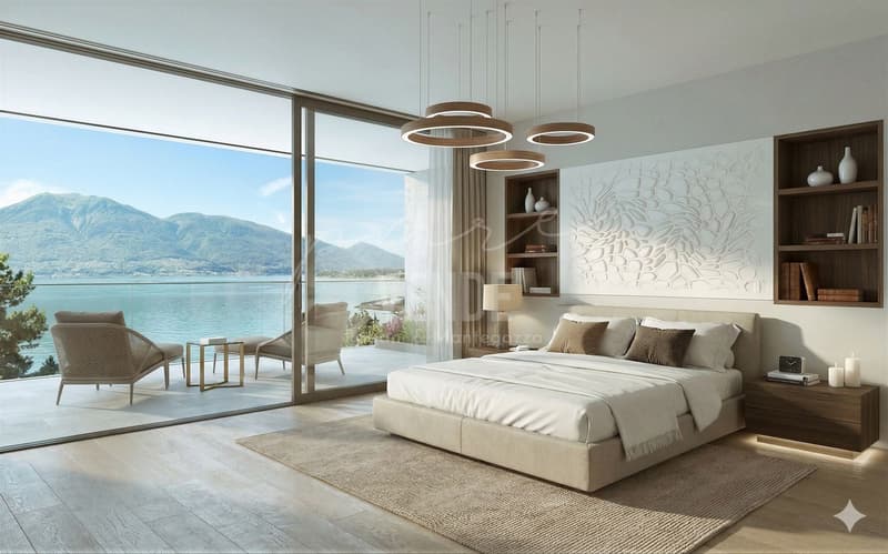 MINUSIO 4.5 locali con vista lago e grande giardino privato | Privacy ed esclusività sul Lago Maggiore (2)