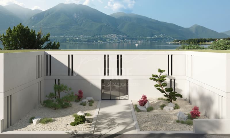 MINUSIO 4.5 locali con vista lago e grande giardino privato | Privacy ed esclusività sul Lago Maggiore (11)