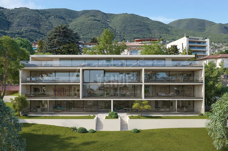 MINUSIO | Attico 4.5 locali con vista lago 180° | Spazi generosi e privacy (2)