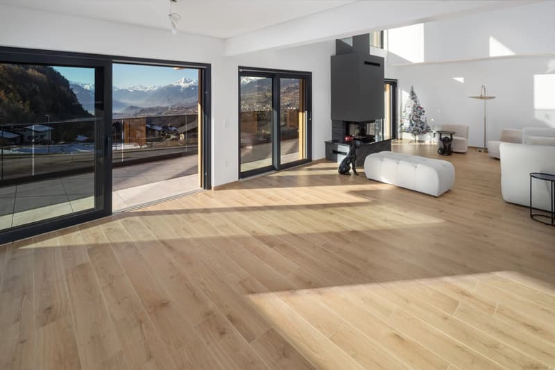 Chalet moderne de 6.5 pièces avec ascenseur, vue panoramique et finitions haut de gamme à  Lens / Crans-Montana (2)