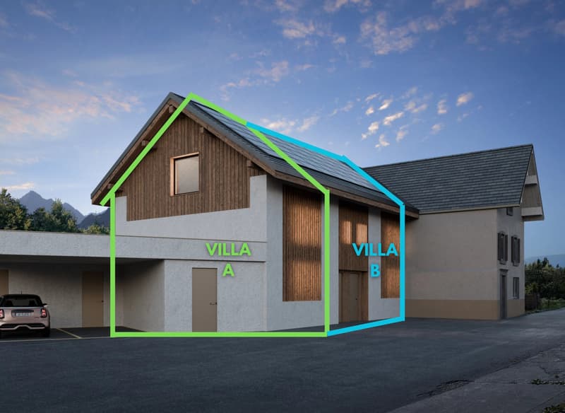 Maisons mitoyennes rénovées avec jardin privatif ? Chessel (VD) (7)