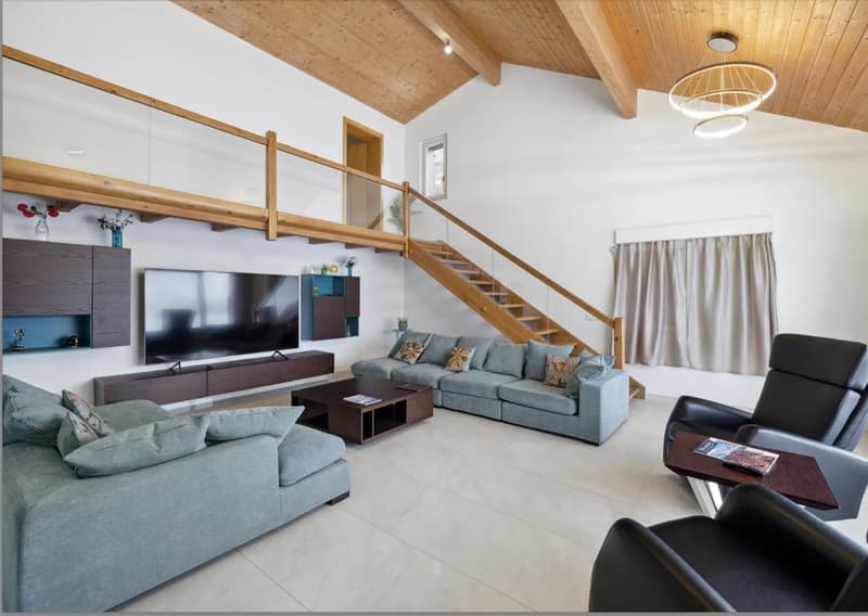 Chalet de  6.5 pièces avec vue panoramique à Bluche / Crans-Montana ? Vente aux étrangers autorisée (8)