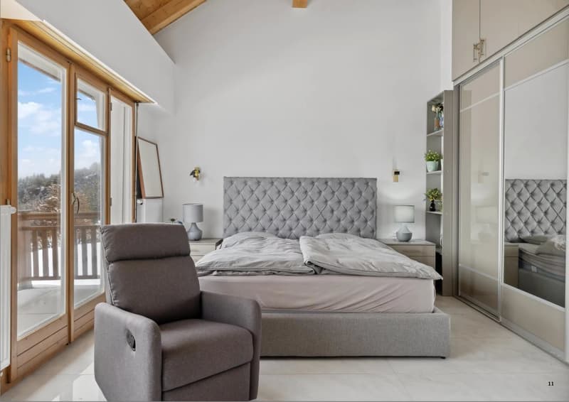 Chalet de  6.5 pièces avec vue panoramique à Bluche / Crans-Montana ? Vente aux étrangers autorisée (10)
