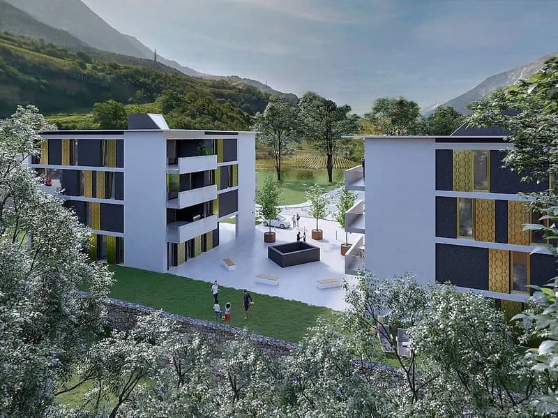 Saxon ? Appartement neuf de 3.5 pièces avec balcon dans une résidence de standing (2)