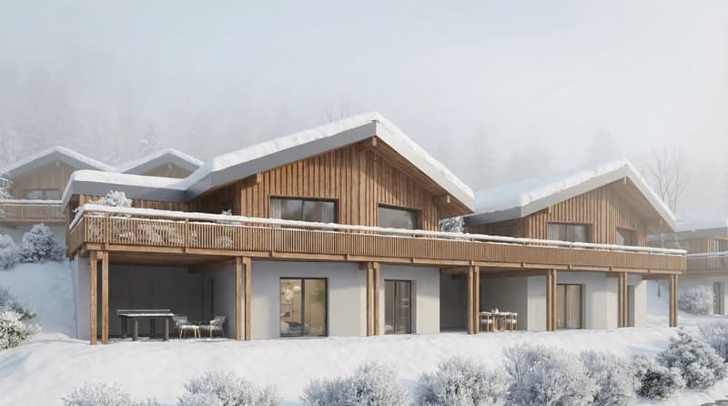 Chalets contemporains à Mollens Promotion Les Martelles (7)