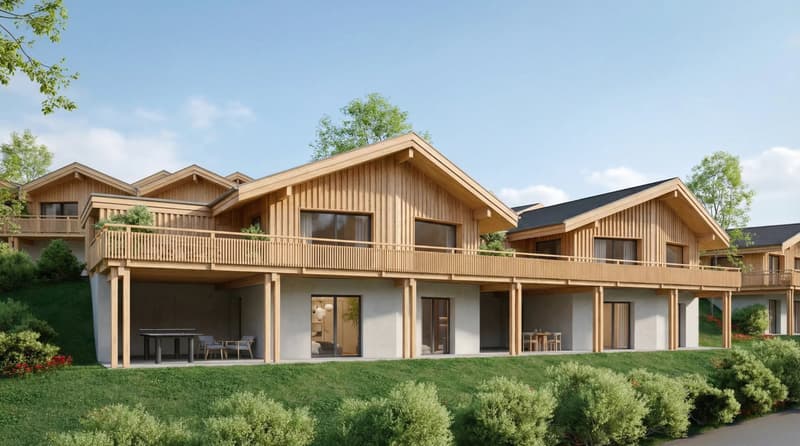 Chalets contemporains à Mollens Promotion Les Martelles (8)