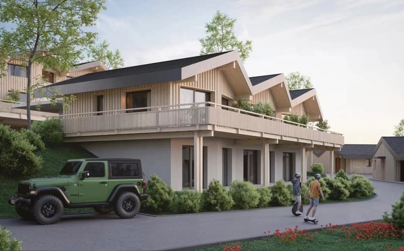 Chalets contemporains à Mollens Promotion Les Martelles (7)