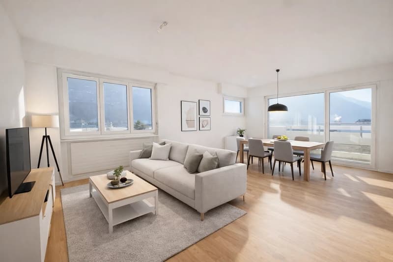 Appartement de 4.5 pièces lumineux en attique (1)