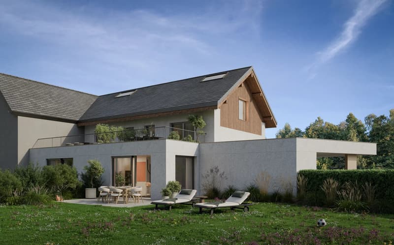 Maisons mitoyennes rénovées avec jardin privatif ? Chessel (VD) (1)