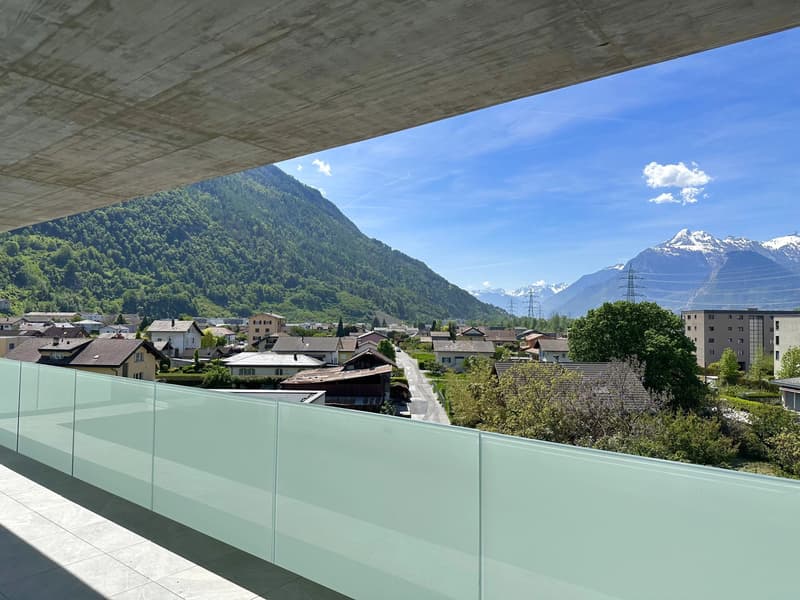 Aproz (Sion) 4.5 pièces neuf au dernier étage avec grand balcon (1)