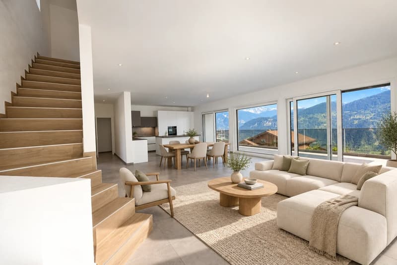 Chermignon-d'en-Haut - Villa contemporaine de 5.5 pièces avec vue 360 (1)