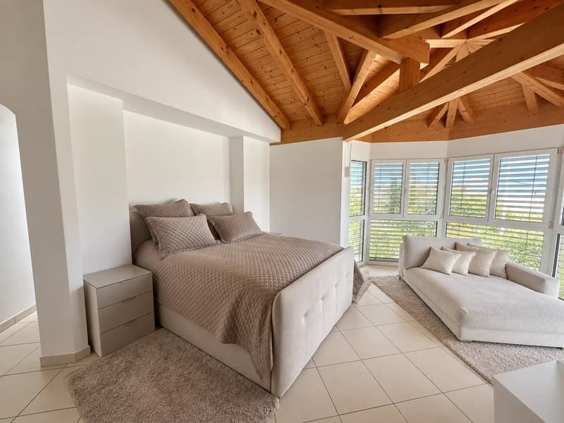 Villa individuelle rénovée à Collombey-Muraz; terrasse de plus de 100 m² et grand jardin (12)