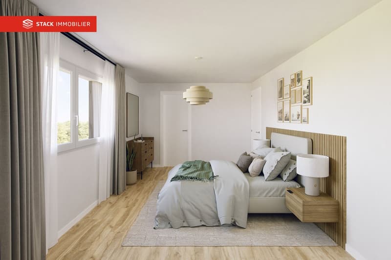 Appartement de 3.5 pièces neuf avec grand balcon – Vue dégagée au cœur du Gibloux (2)