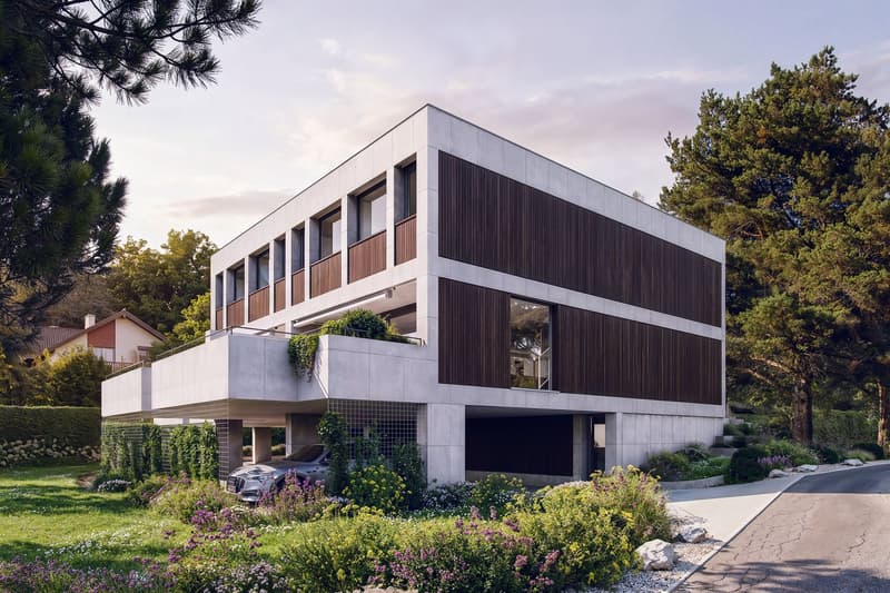 Architecture et beaux volumes | Villa C du projet Pra Vinea à Corminboeuf (9)