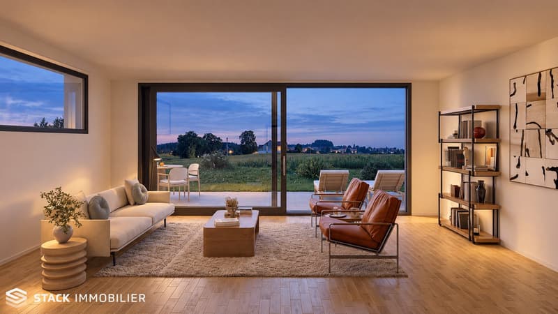 Une villa individuelle rare, avec la campagne pour horizon [Villa 1] (2)