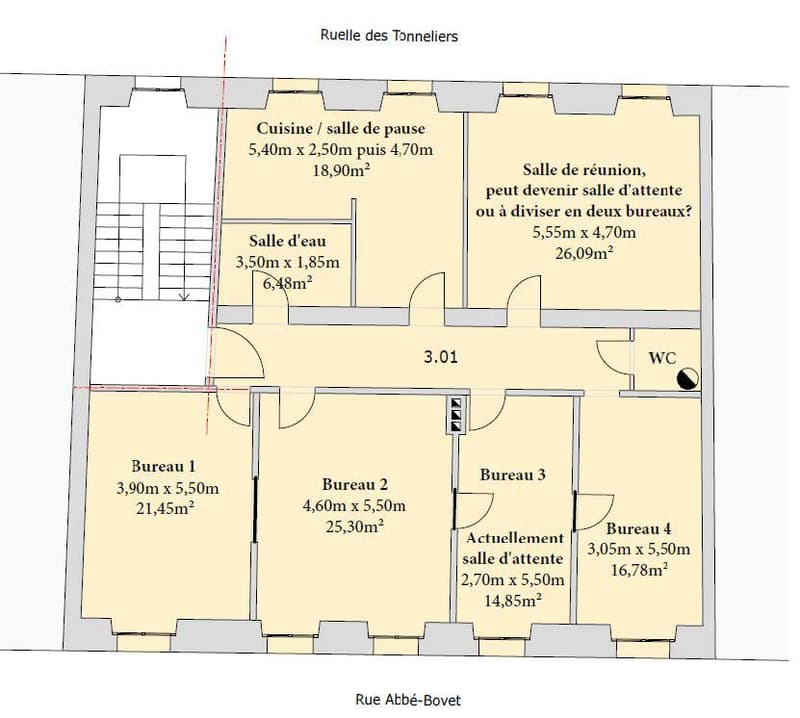 Magnifique bureaux de 5,5 pièces au cœur de Fribourg (5)