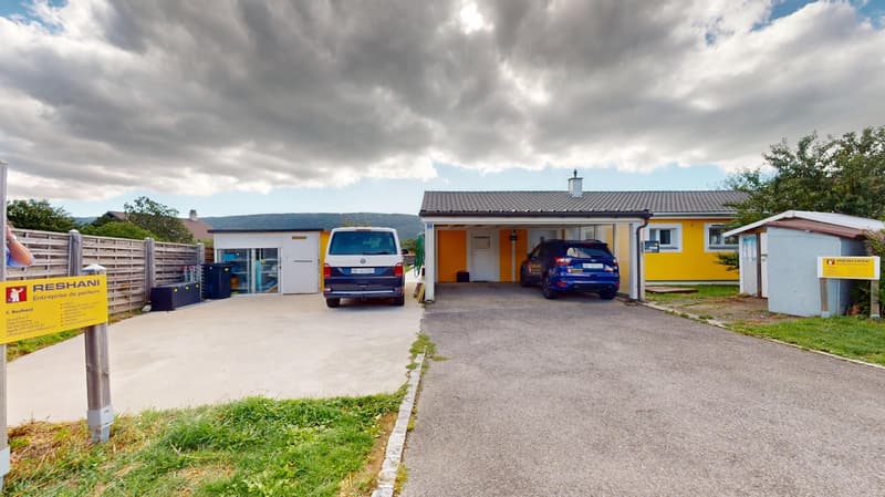 Maison individuelle lumineuse de 4.5 pièces sur un niveau à Fontaines NE (15)