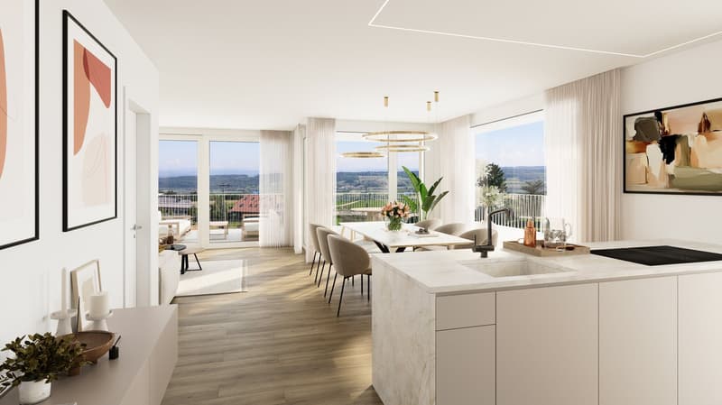 Lichtdurchflutete 4.5-Zimmerwohnung im Attikageschoss mit teilgedeckter Terrasse (3)