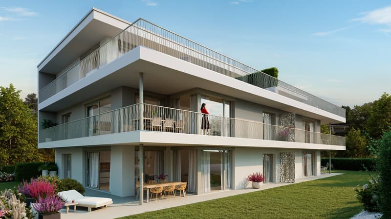 4.5-Zimmer-Wohnung im Erdgeschoss im Greenpark – stilvolles Wohnen im Sechsfamilienhaus (2)